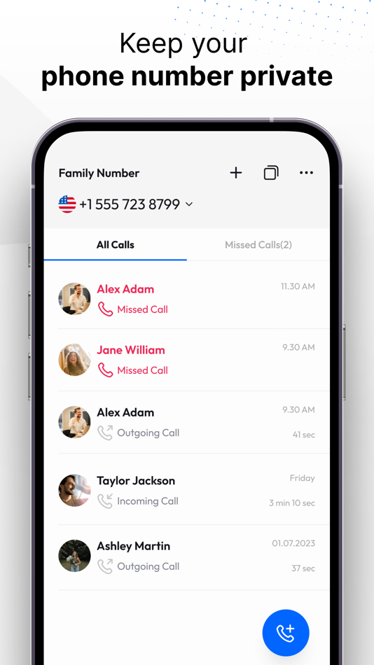 #3. Text &Call Second Phone Number (iOS) By: Codebaker Ltd