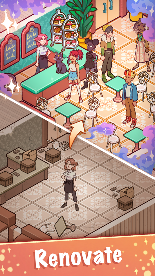 #2. Starbrew Cafe: Mystical Merge (iOS) Bởi: Extra Dimension Games Inc.