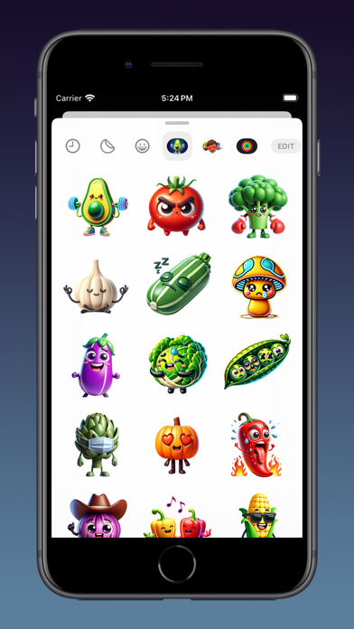 Veggies Salad Stickers Screenshot 1 - AppWisp.com Veggies Salad Stickers Screenshot 1 - AppWisp.com
