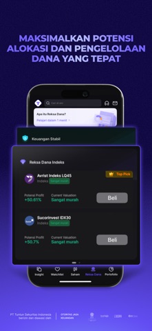Tuntun: Beli Saham & Reksadana screenshot