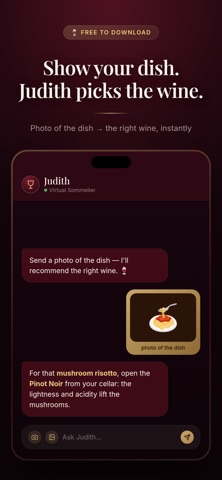 Judith: Wine Assistant iPhone screenshot