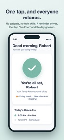 SafeCheckNow: Senior Check-In screenshot