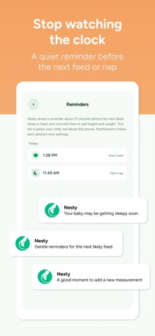 Nesty: Baby Tracker, Sleep Log Screenshot 4 of 8