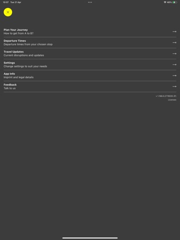 Merseytravel Journey Planner iPad screenshot 2