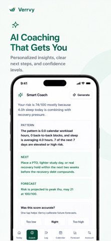 Verrvy : Burnout Coach screenshot