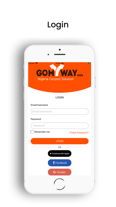 GoMyWayRide Screenshot