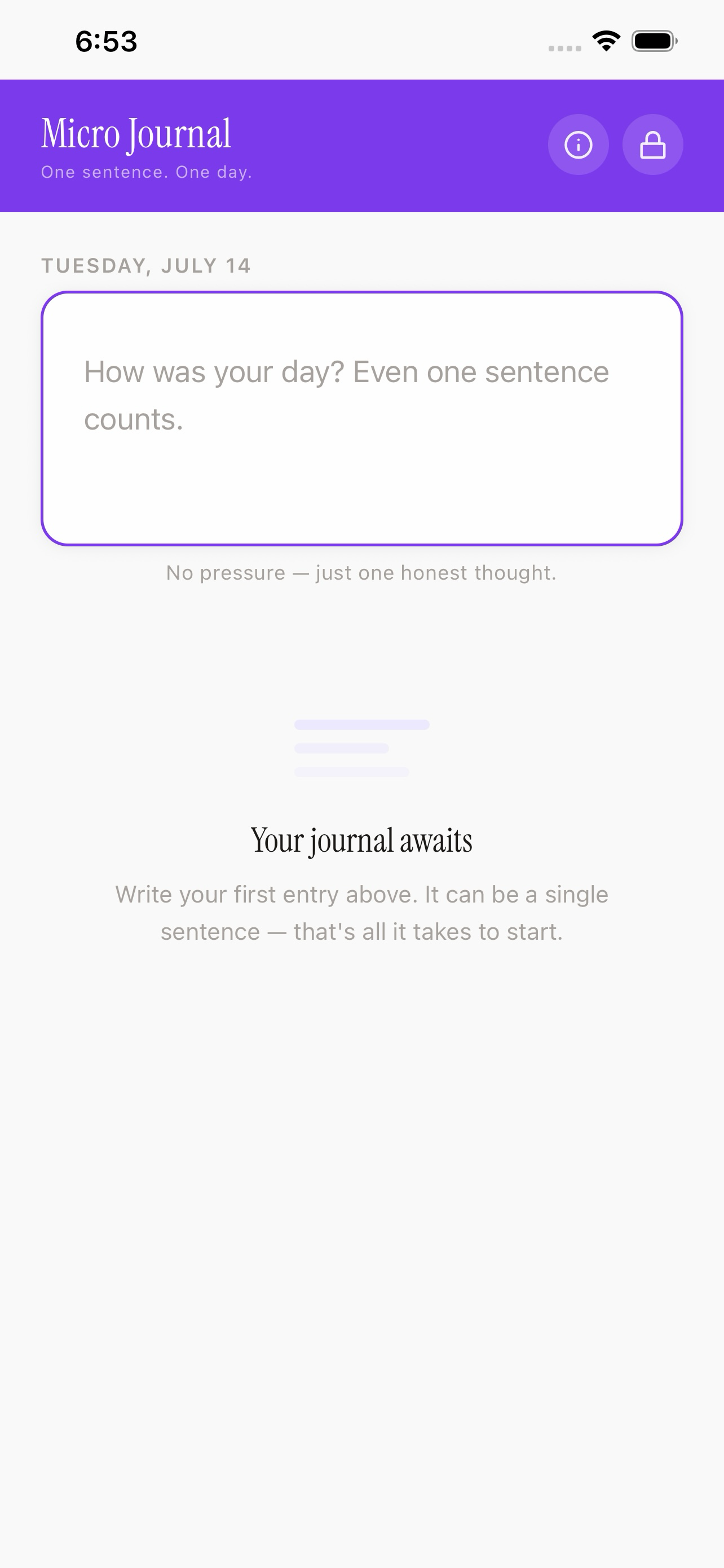 Micro Journal: Daily Diary screenshot 4