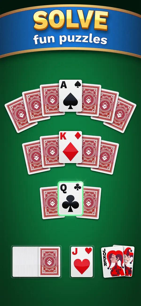 Screenshot #1 pour TriPeaks Solitaire Cube