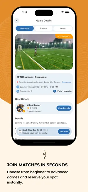 JustFootball: Find Your Game screenshot 4