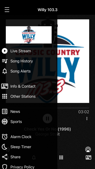 Willy 103.3 Screenshot