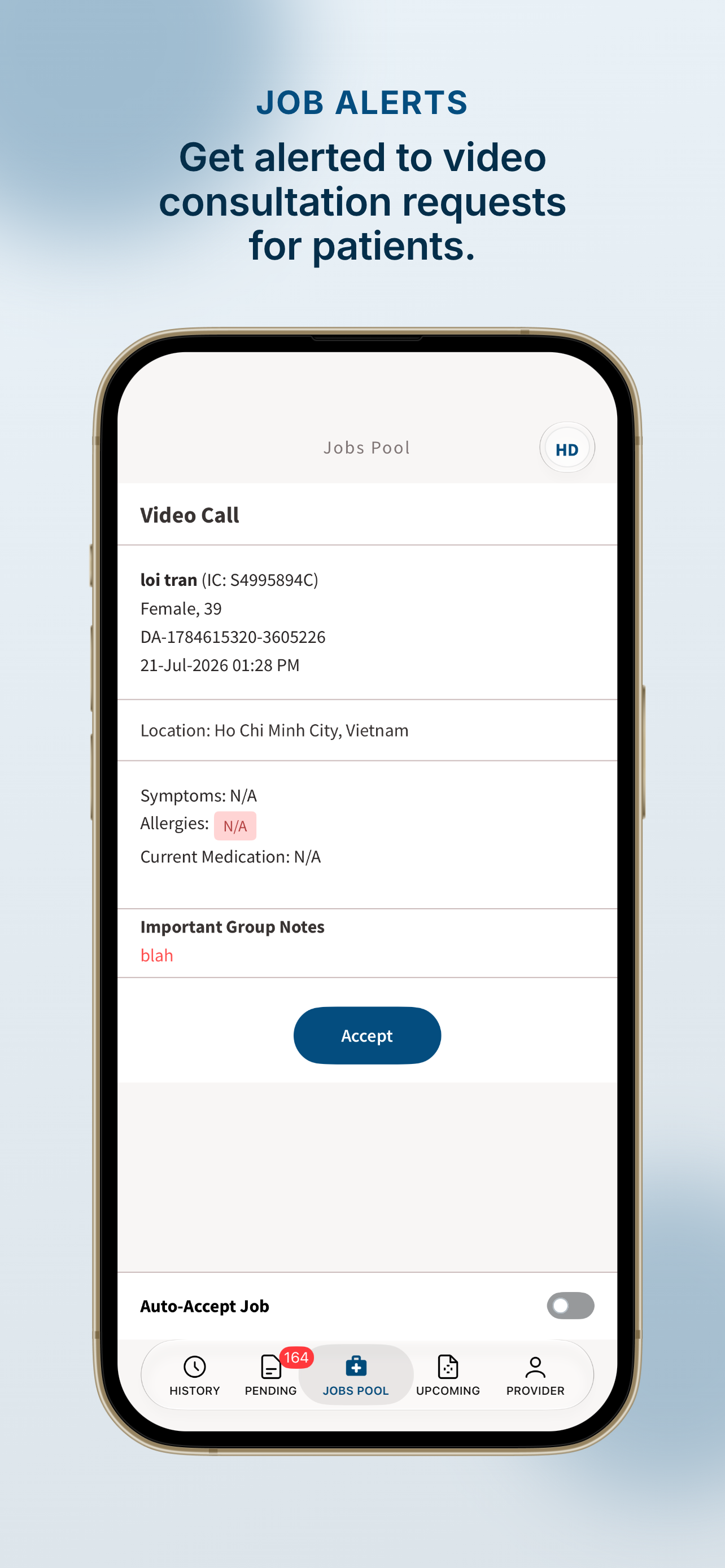 DA - Provider screenshot 2