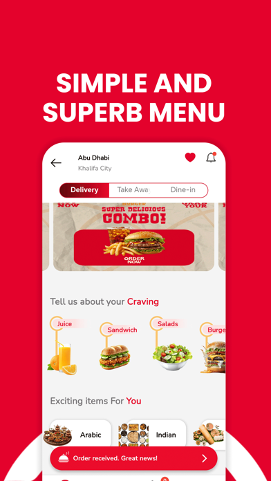 TABAQ : Food Delivery & More Screenshot 3 - AppWisp.com TABAQ : Food Delivery & More Screenshot 3 - AppWisp.com