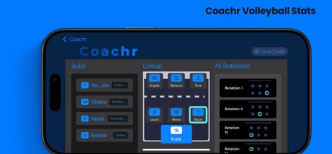 Coachr Volleyball Stats - Sports App | MWM