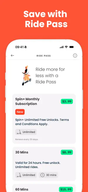 Spin — Electric Scooters screenshot 2