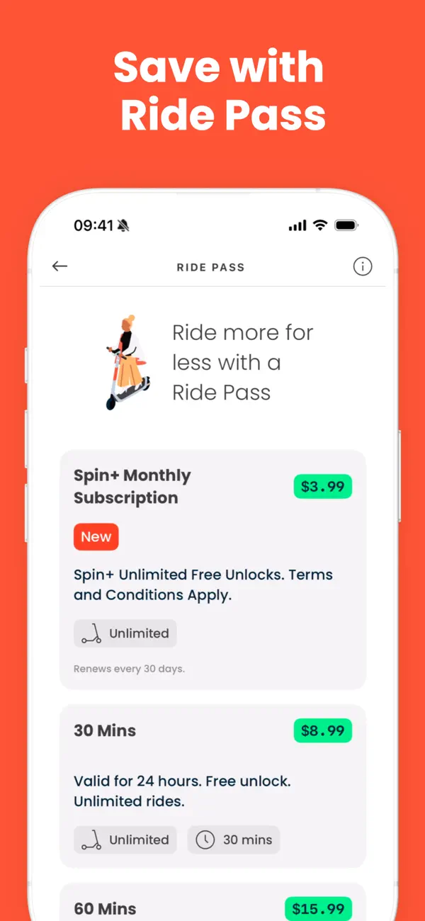 Screenshot #2 pour Spin — Electric Scooters