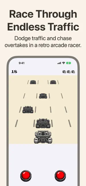 RetroRapid: Retro Arcade Racer screenshot 1