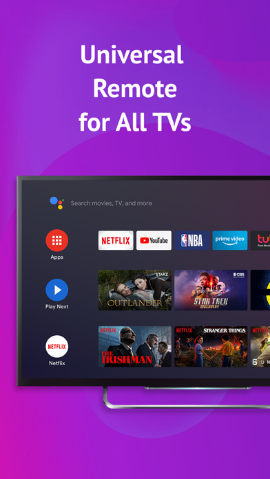 TV Remote - Universal Control• Screenshot
