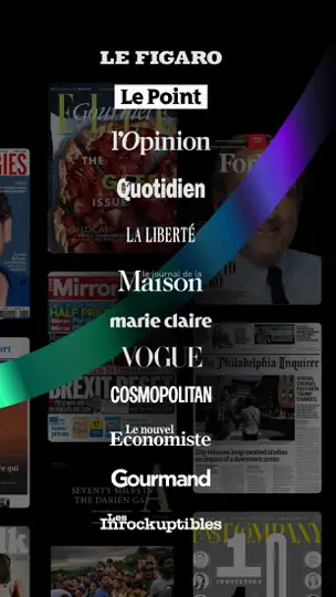 Capture d'écran de PressReader : Info & Magazines sur iPhone 4