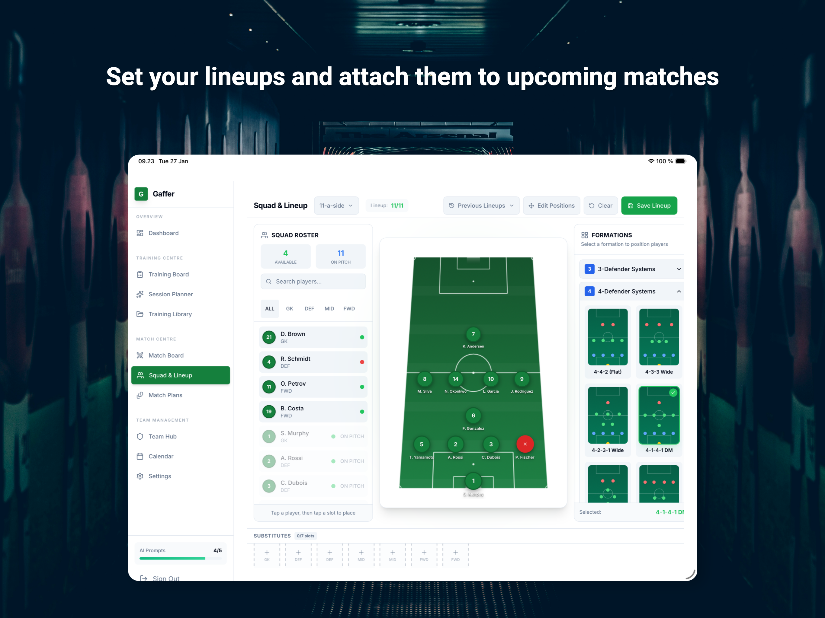 Gaffer - Football Tactics screenshot 13