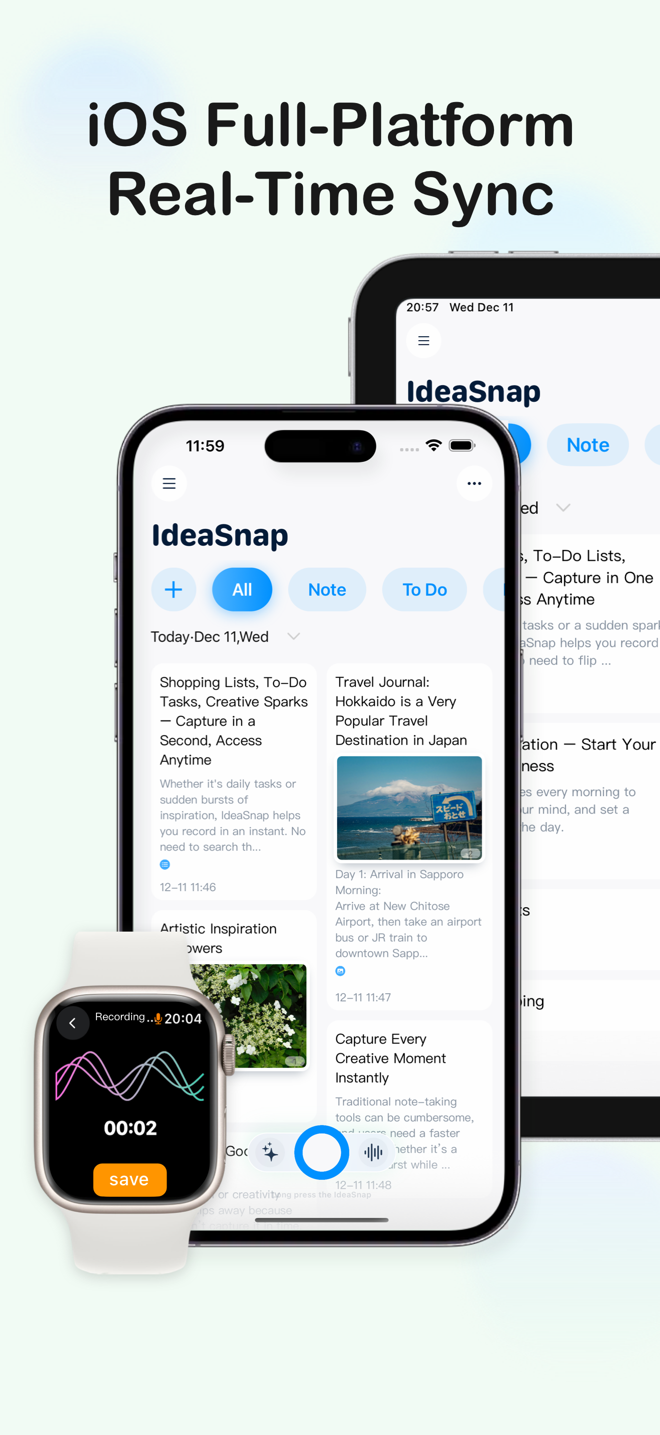 IdeaSnap: AI Voice Notes&Tasks