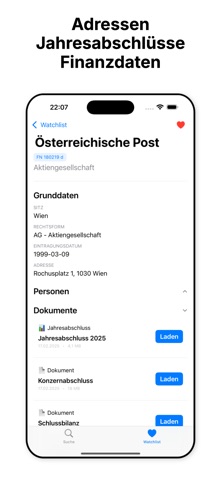 Firnexa: Austria Biz Register iPhone screenshot
