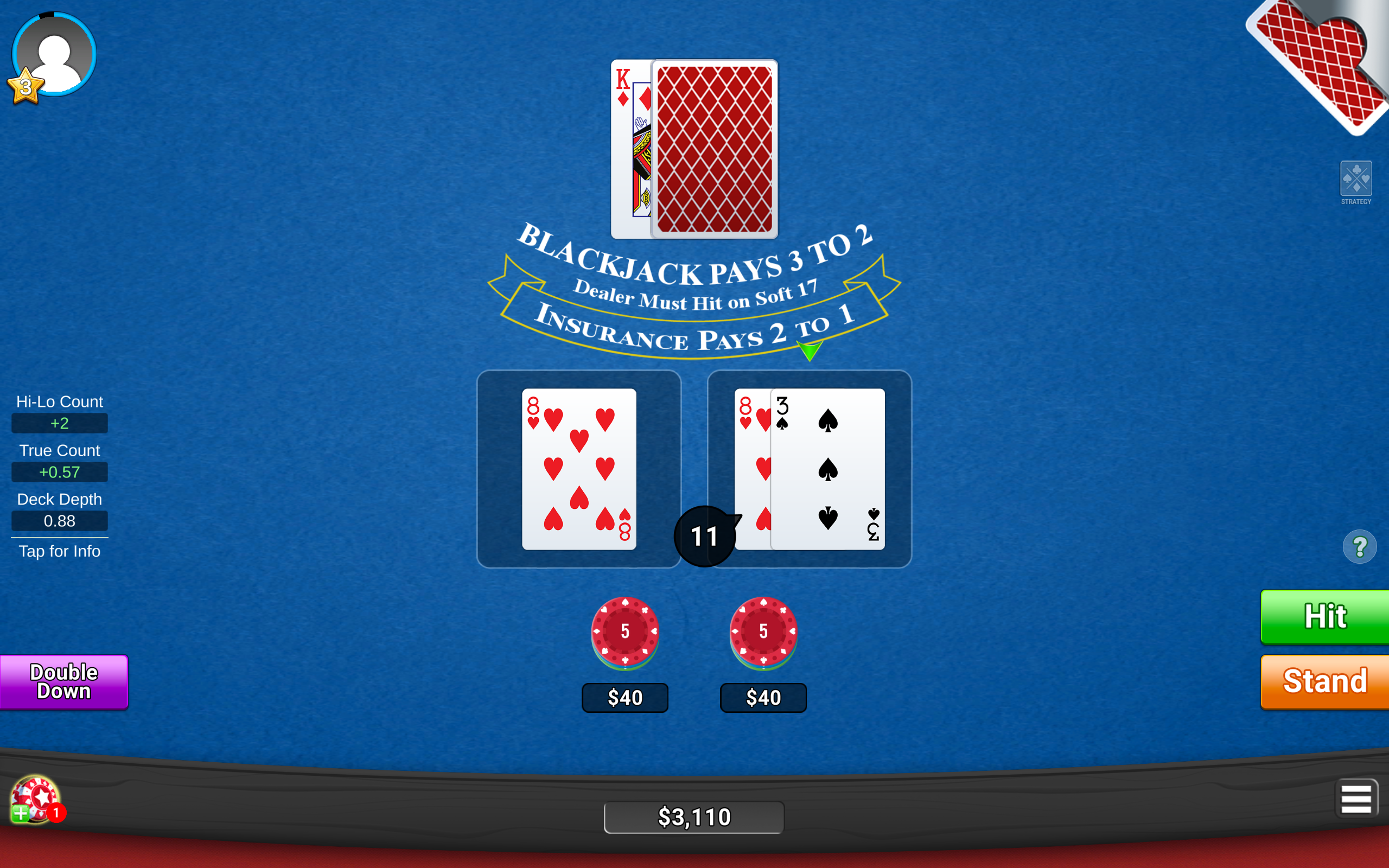 Blackjack 21! - Casino Games screenshot 11