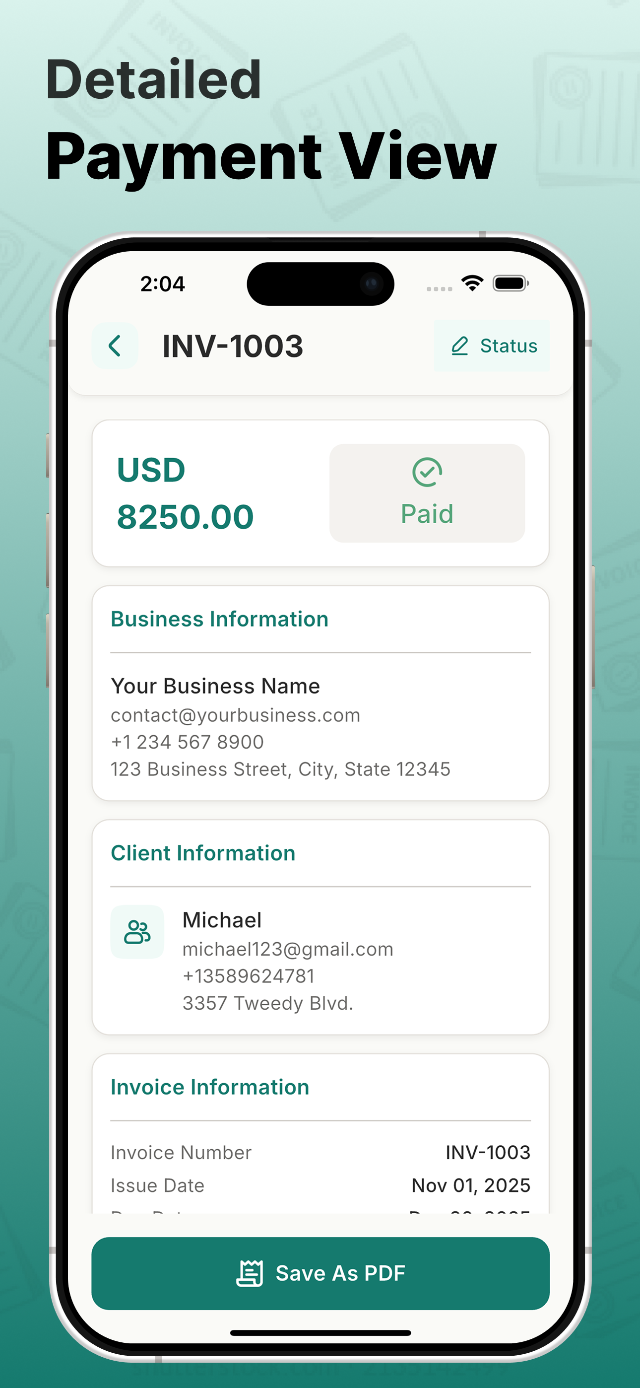 Invoice & Receipt Maker Pro screenshot 3
