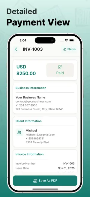 Invoice & Receipt Maker Pro screenshot 3