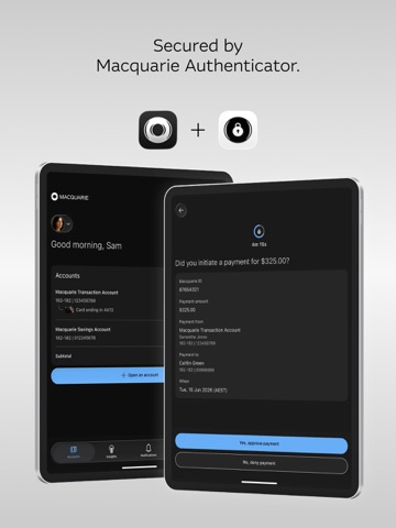 Macquarie Mobile Banking iPad screenshot 6