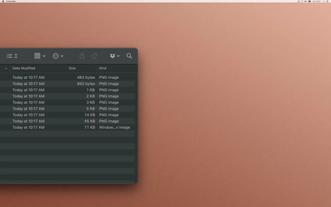 #3. Faviconator (macOS) Podle: Mattebot, LLC