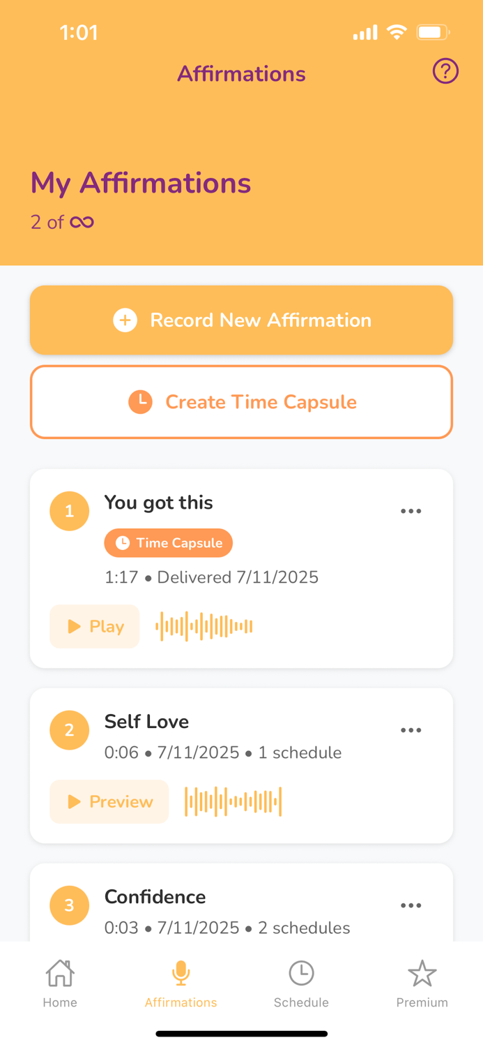 Orbit - Affirmation Notifier
