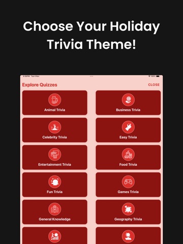 Trivia One: Christmas Edition iPad screenshot