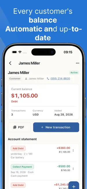 Customer Ledger - Hesapsis screenshot 2