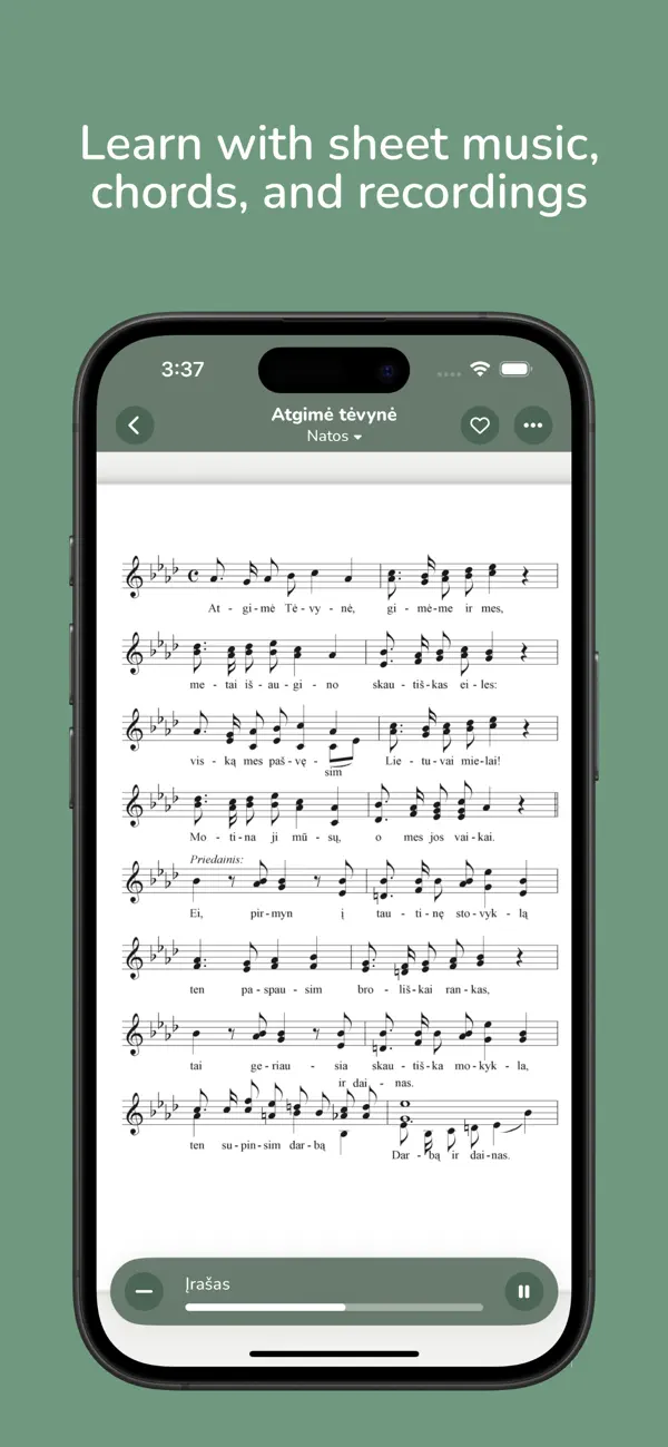 #3. Dainorėlis (iOS) โดย: Darius Cepulis