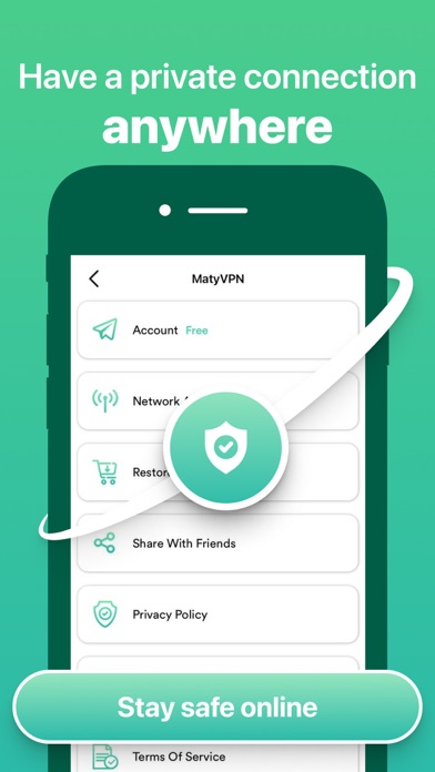 Screenshot #1 pour MatyVPN – Fastvpn for iPhone