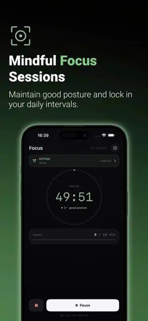 Posture Reminder Upright Pod screenshot 3