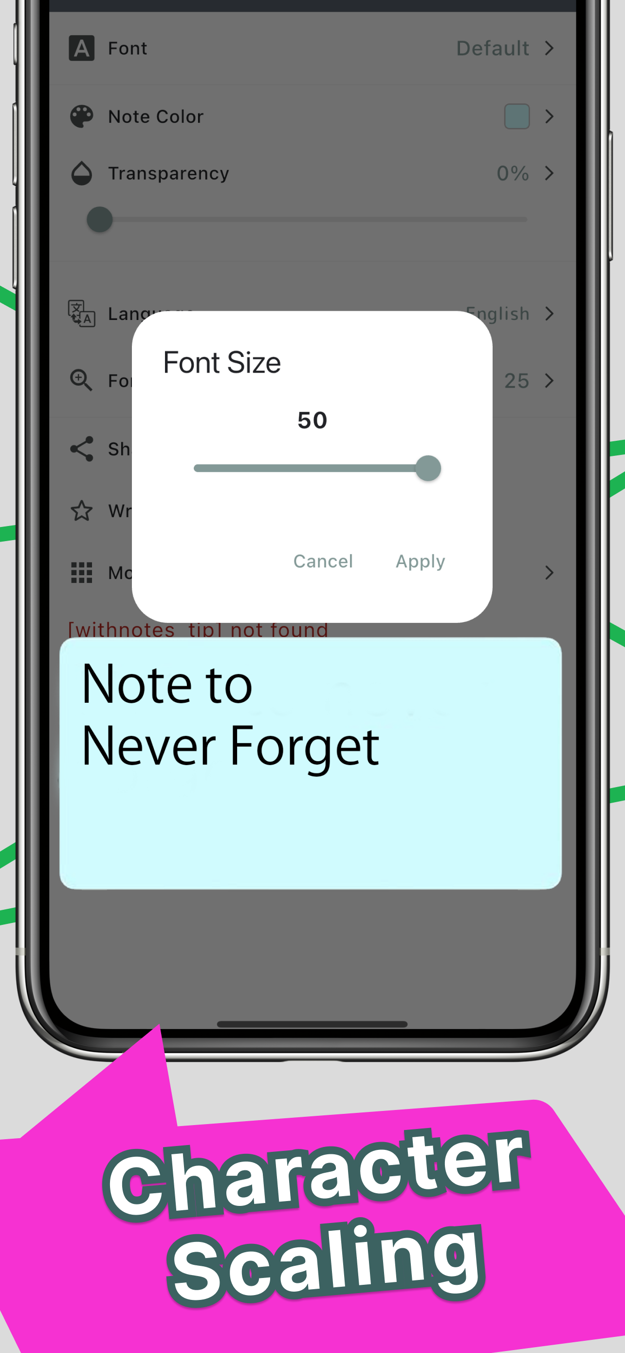 with notes_view notes wherever