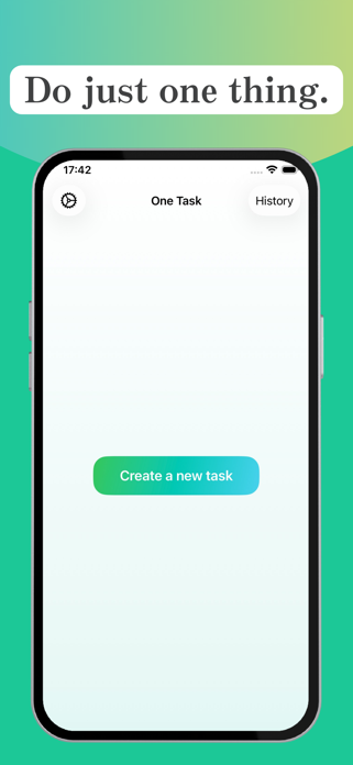 One Task: One Focus Screenshot 1 of 4