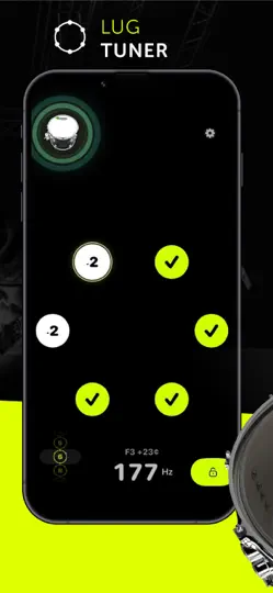 Скриншот Drumtune NXT | Drum Tuner на iPhone 3
