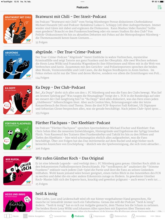 Nürnberger Zeitung E-Paper iPad screenshot 7 - News app