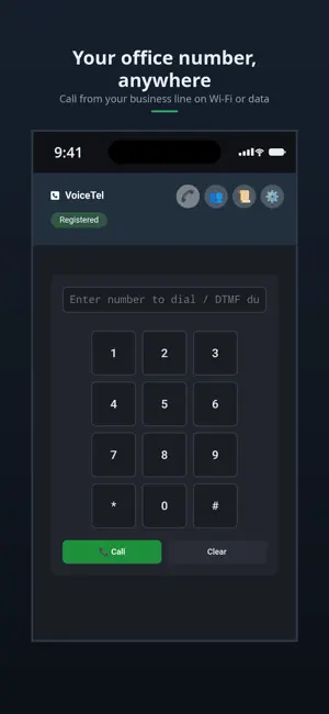 VoiceTel Phone screenshot 1
