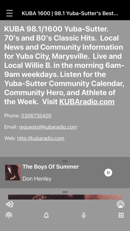 KUBA 98.1 | 1600 Yuba-Sutter