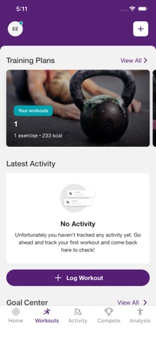 Ann Taveirne Gym App screenshot