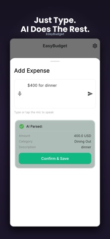 EasyBudget: Voice AI Tracker screenshot