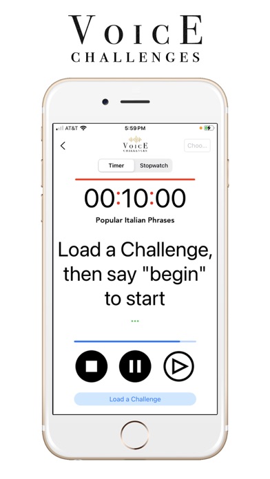 Voice Challenge Screenshot