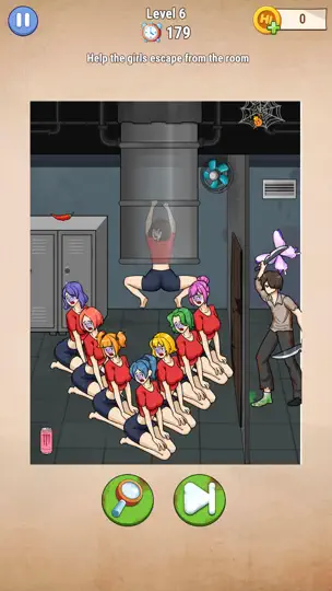 Captura de pantalla de Nightmare Story: Tricky Quest en iPhone 10