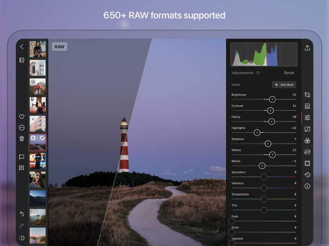 ‎Darkroom: Photo & Video Editor Screenshot