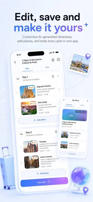 Planvia: AI Trips screenshot 3