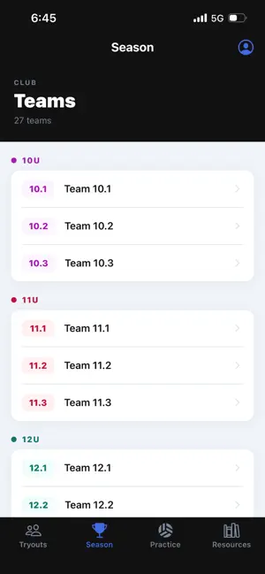 VolleyHQ screenshot 1