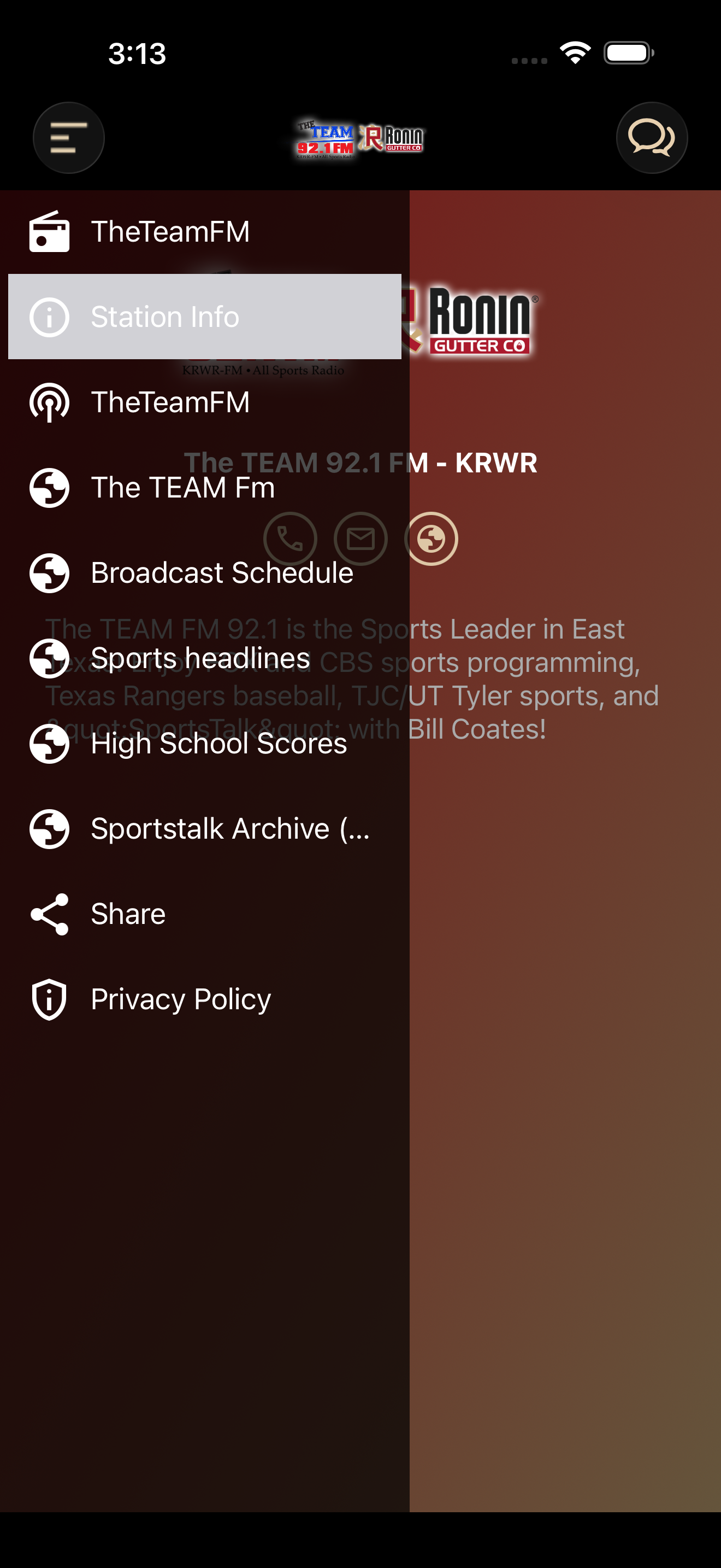 The Team FM Sports Radio screenshot 10